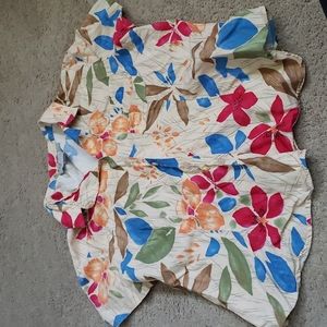 Sag harbor Hawaiian button down shirt size large